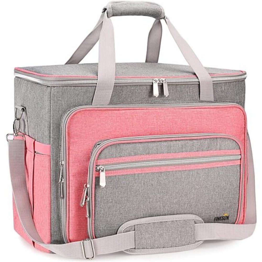 Universal Tote Bag Sewing Machine Carrying Case Sewing Machine Bag, Pink